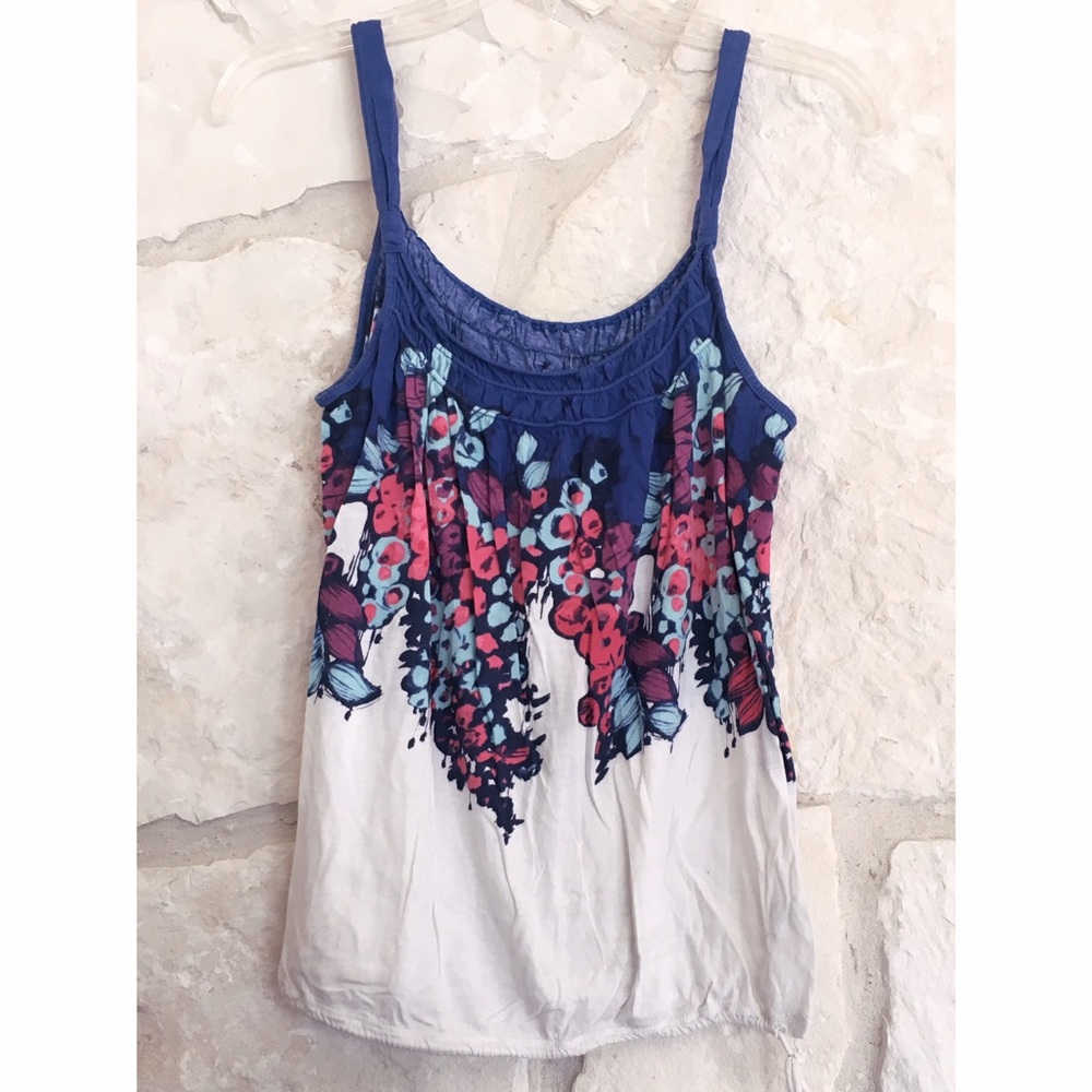 Floral American Eagle Tank Top