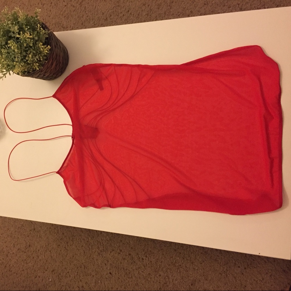 Vintage VS Burlesque Open Back Tank