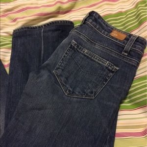 Petite Sz 24 Paige jeans short inseam bootcut