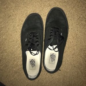 All Black Vans