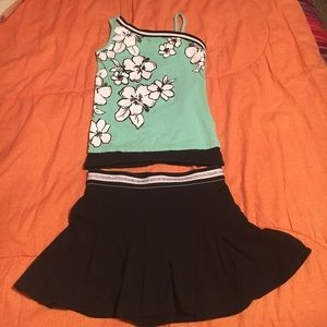 Justice tank and skort