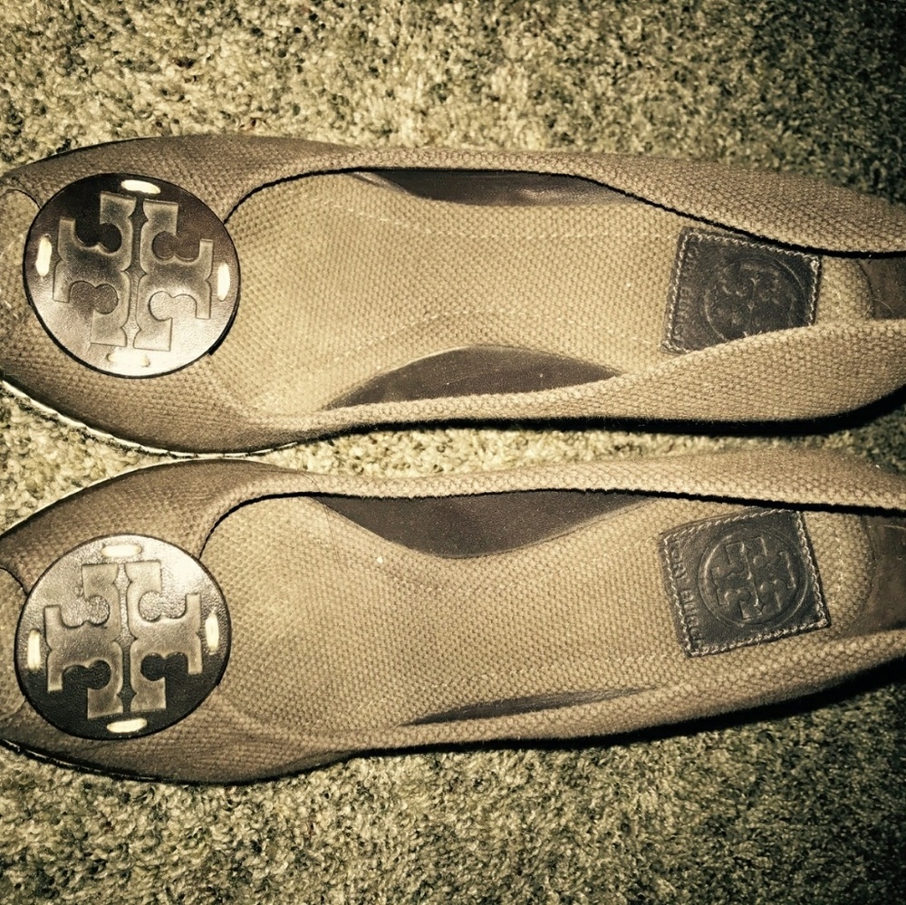 Tory Burch Wedges Gray size 9