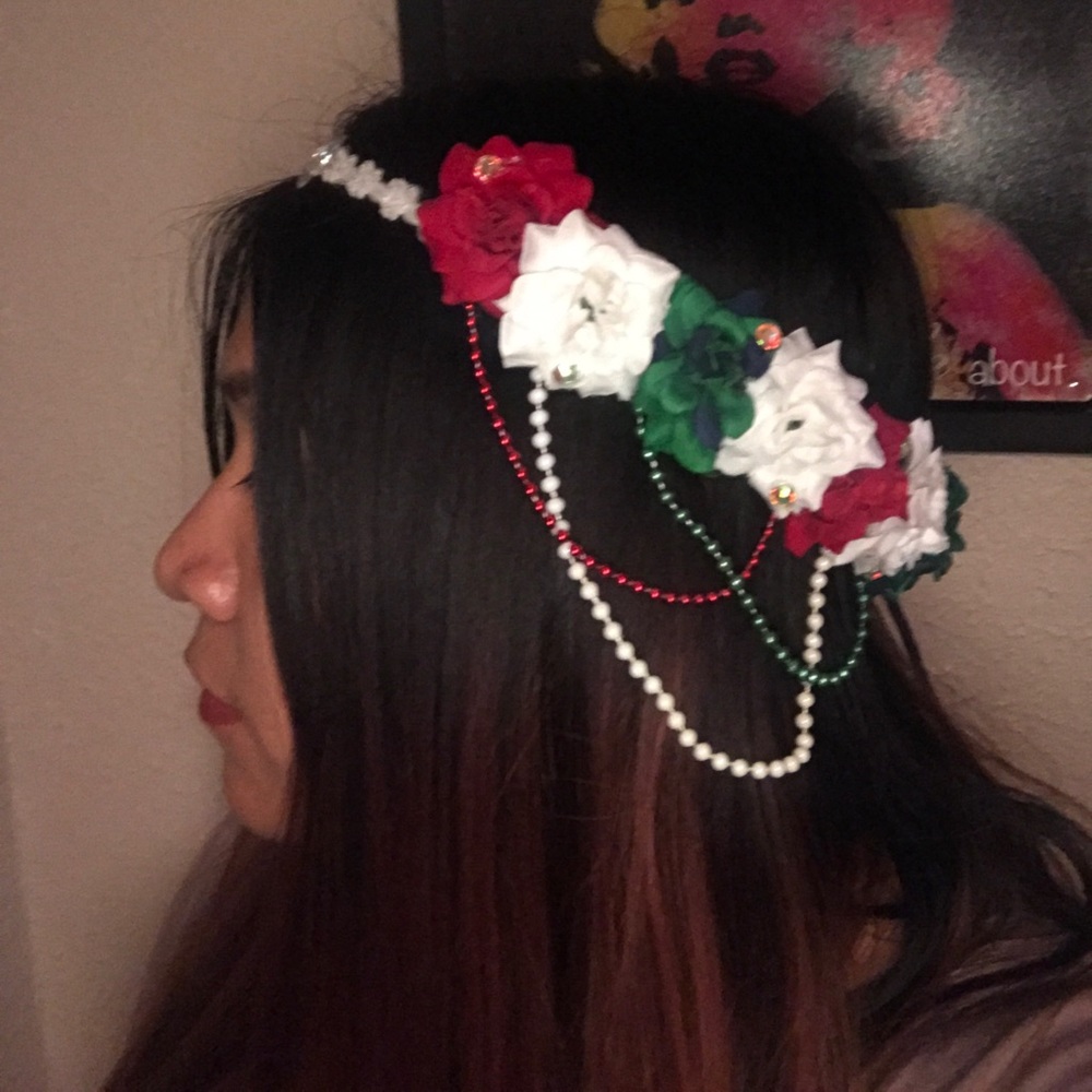 EDC Flower crown. Mexico colors