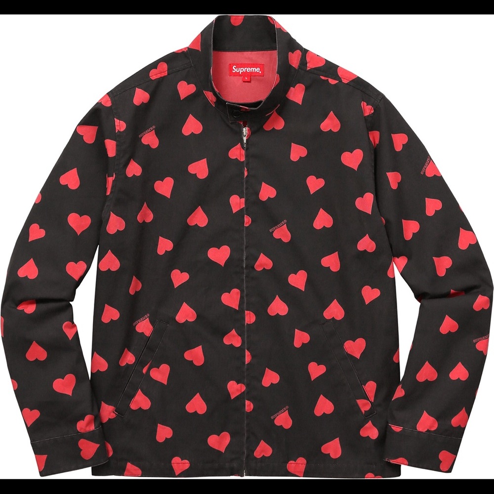 **SOLD** Supreme Hearts Harrington Jacket