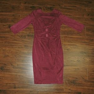 Maroon Dress