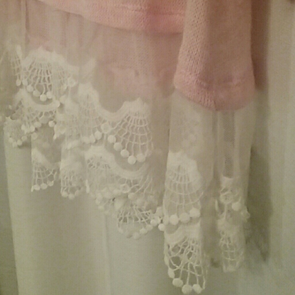 Make an offer! Perfect lacy summer tunic top!