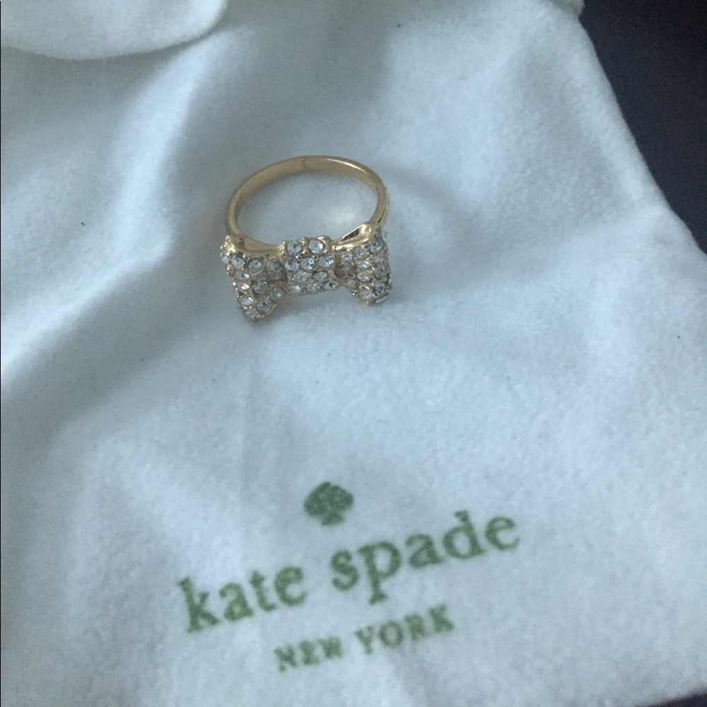 Kate spade bow tie ring