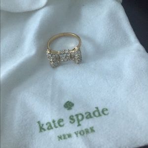 Kate spade bow tie ring