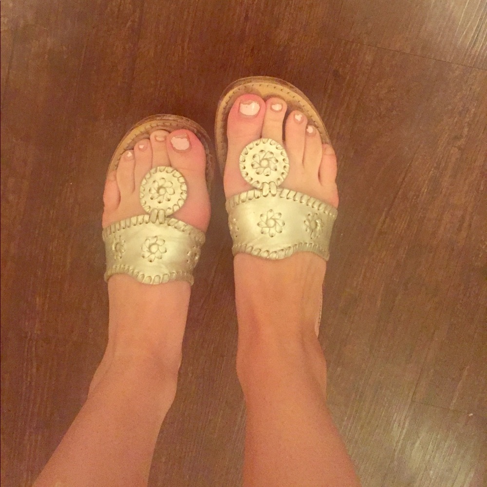 Jack Rogers Platinum Sandal