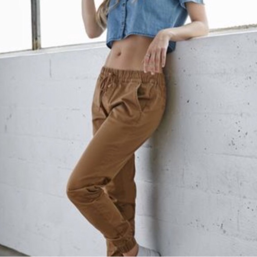 Khaki joggers