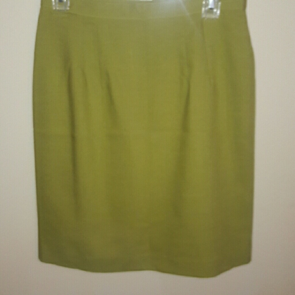 Lime green skirt