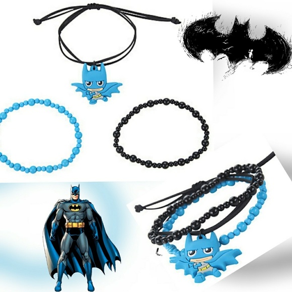 DC Comics Jewelry - ☆ DC Comics 3 Batman bracelet set