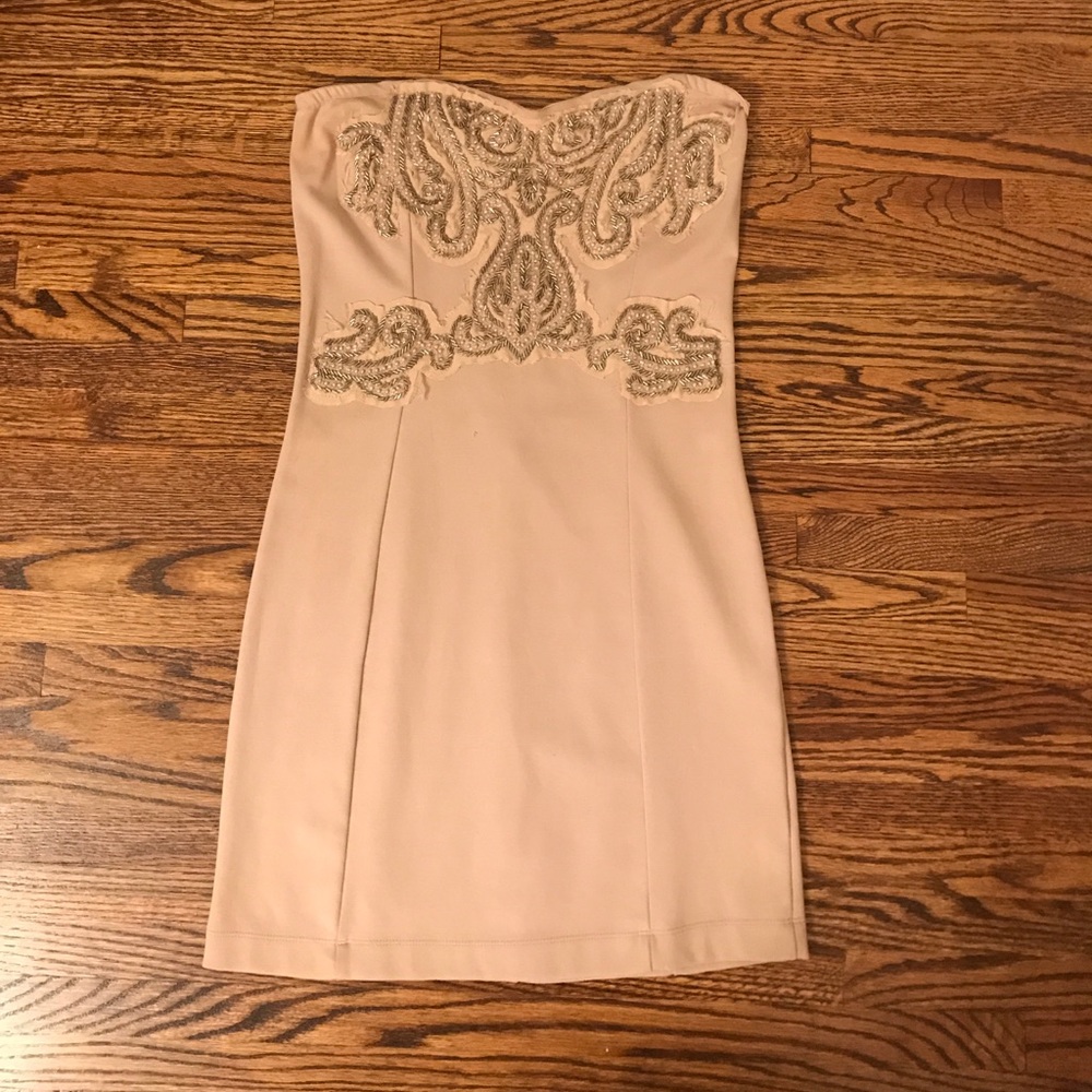 Blush Beaded Free People Dress