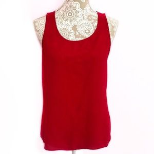 Red Open Lower-Back Blouse ❤