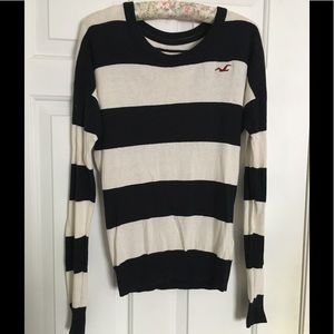 Blue & White Sweater