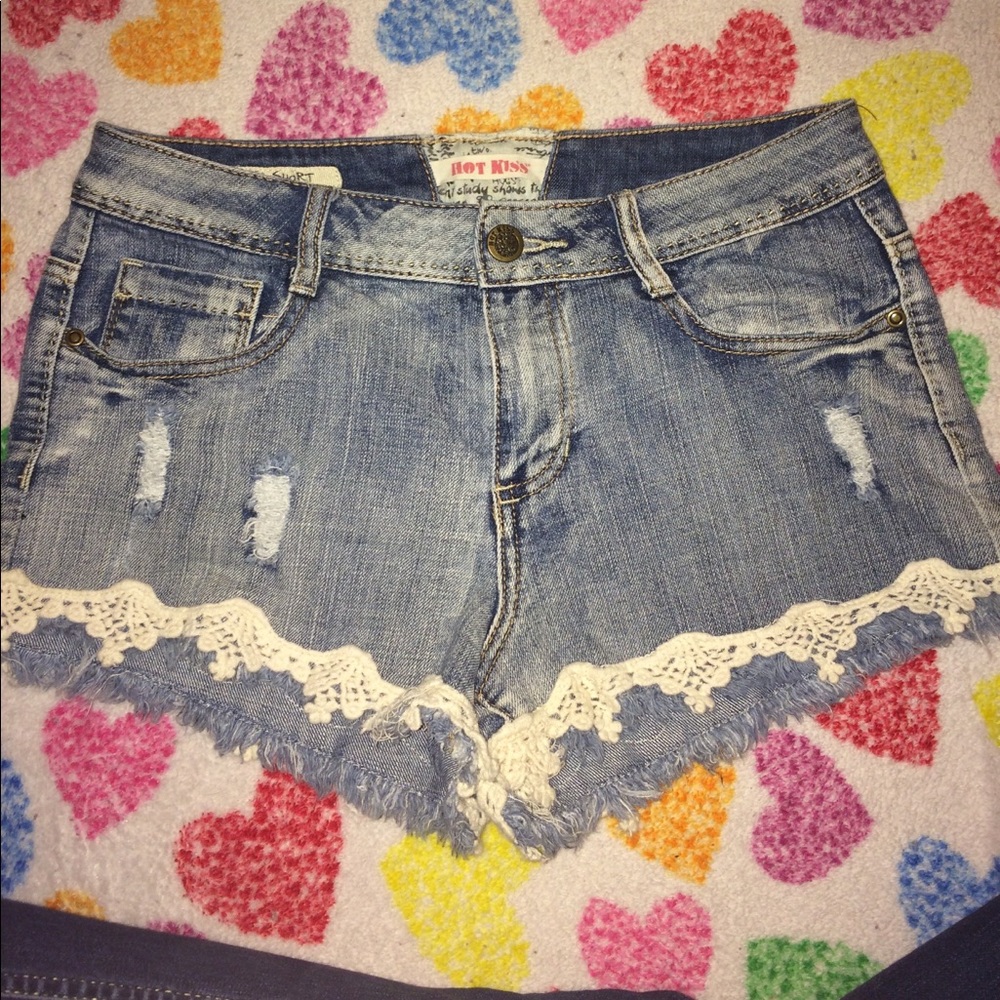 Shorts with Lace bottoms