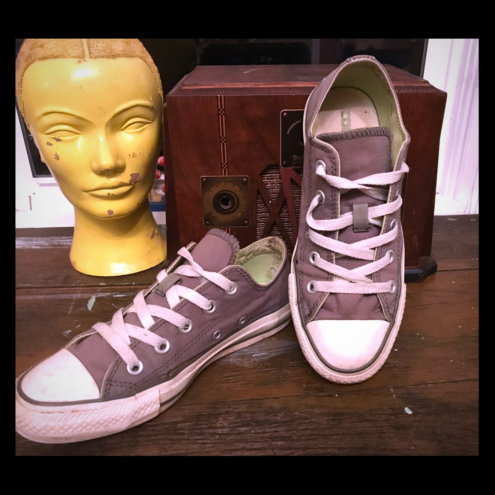 Grey Converse All Star Classic Chucks