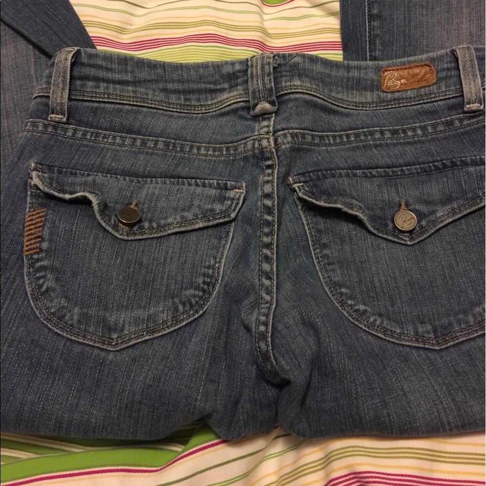 Petite Paige Jeans sz 24 short bootcut