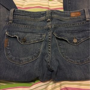Petite Paige Jeans sz 24 short bootcut