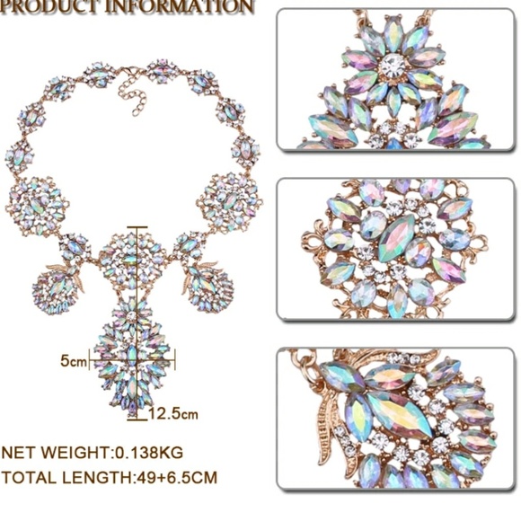 Brand New Stunning Hand Made Statement Necklace - Picture 2 of 3