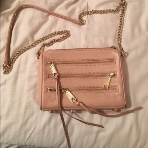 Blush Pink Rebecca Minkoff 5 Zip Crossbody