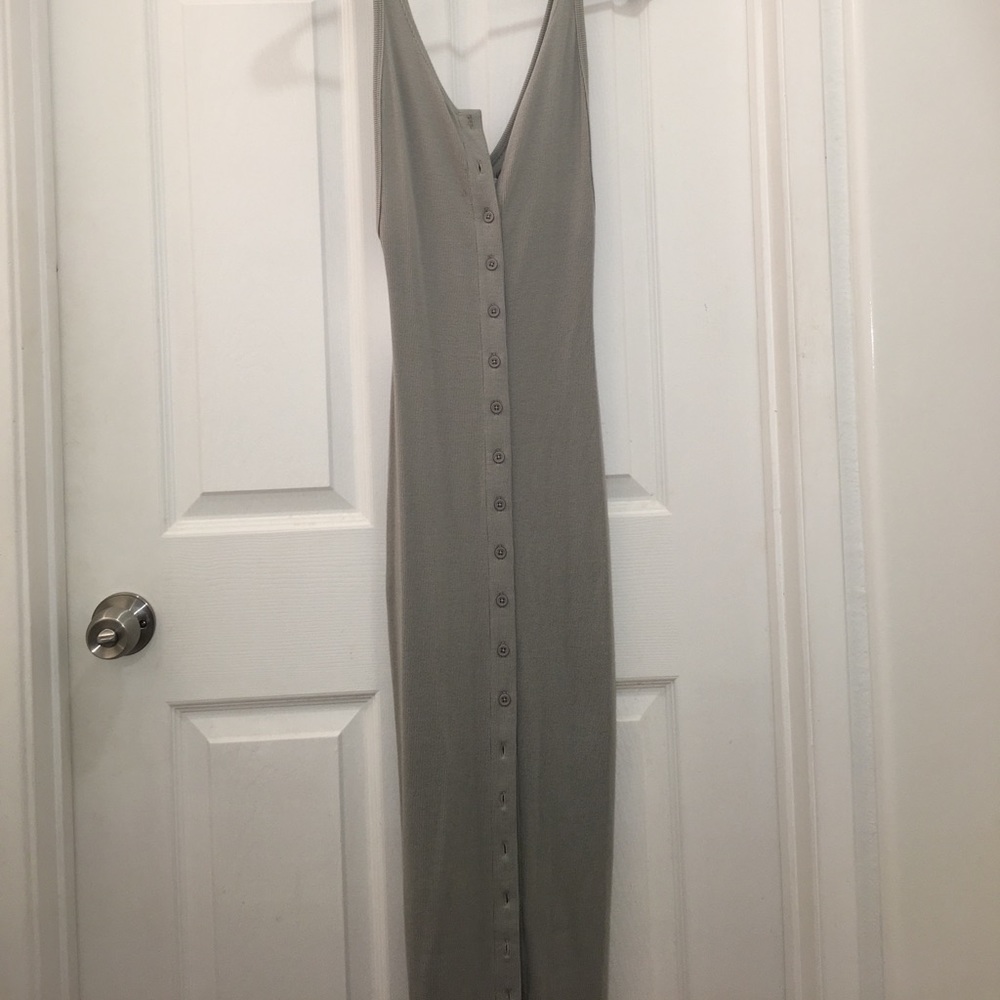 The Line By K Gabby ll dress in grey.