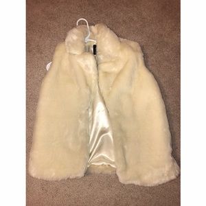 Faux fur vest