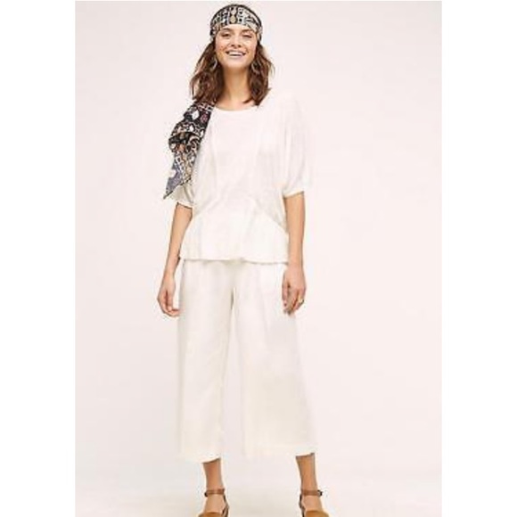 Anthropologie Pants - Anthropologists Joni crop wide pant