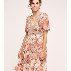 Anthropologie Rose Bouquet Dress size 2