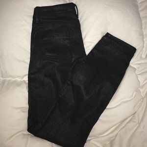 BANANA REPUBLIC LEATHER JEANS
