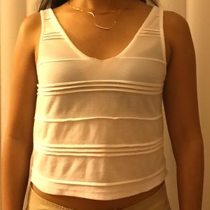 Topshop V-neck Crop Top