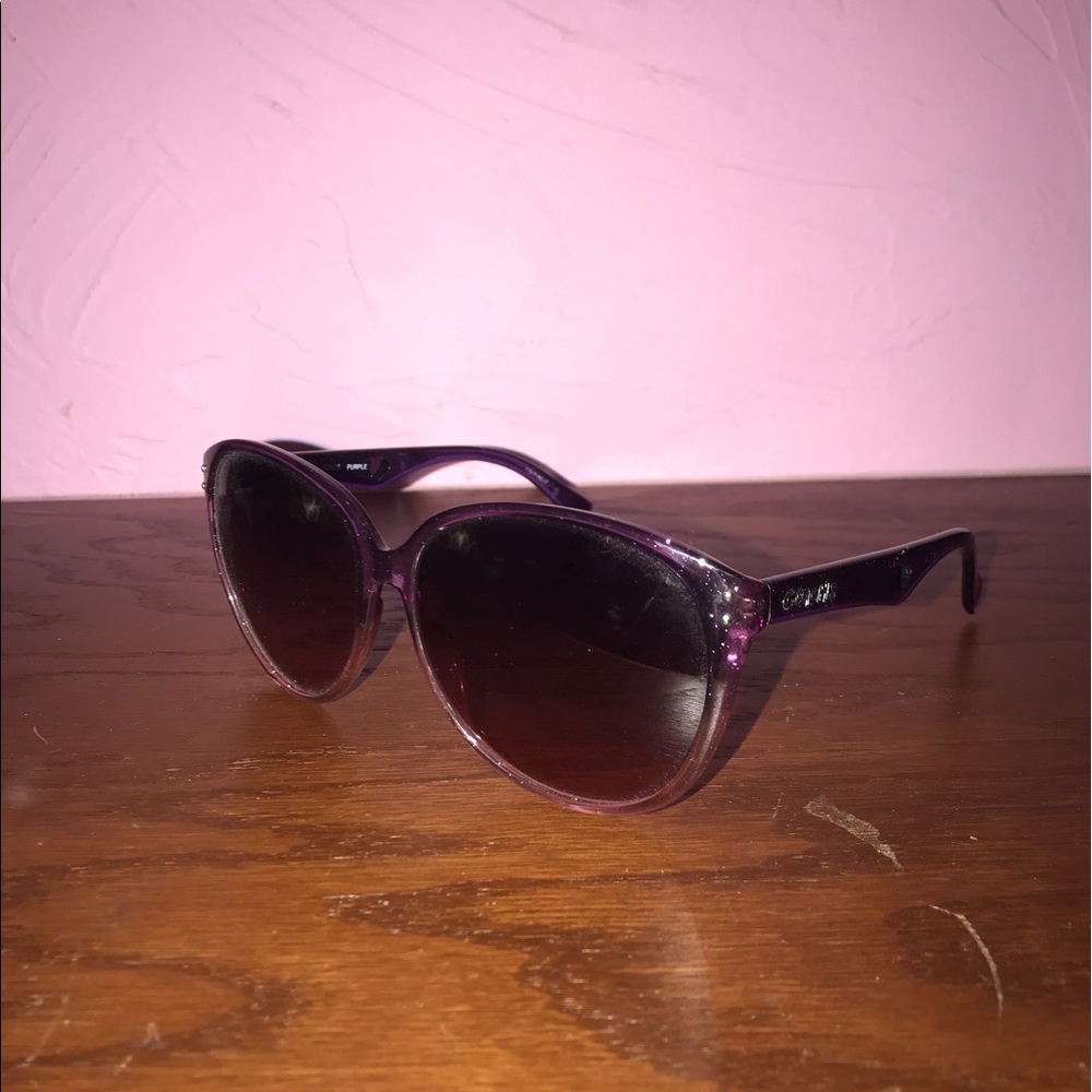 Coach Poppy purple sunglasses