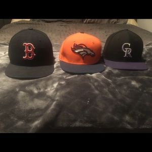 Boys new era size 6 1/2 fitted hats