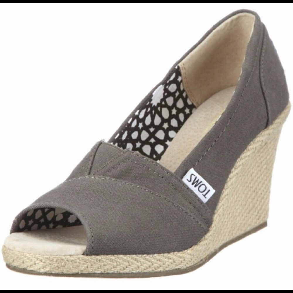 Gray tom high heels