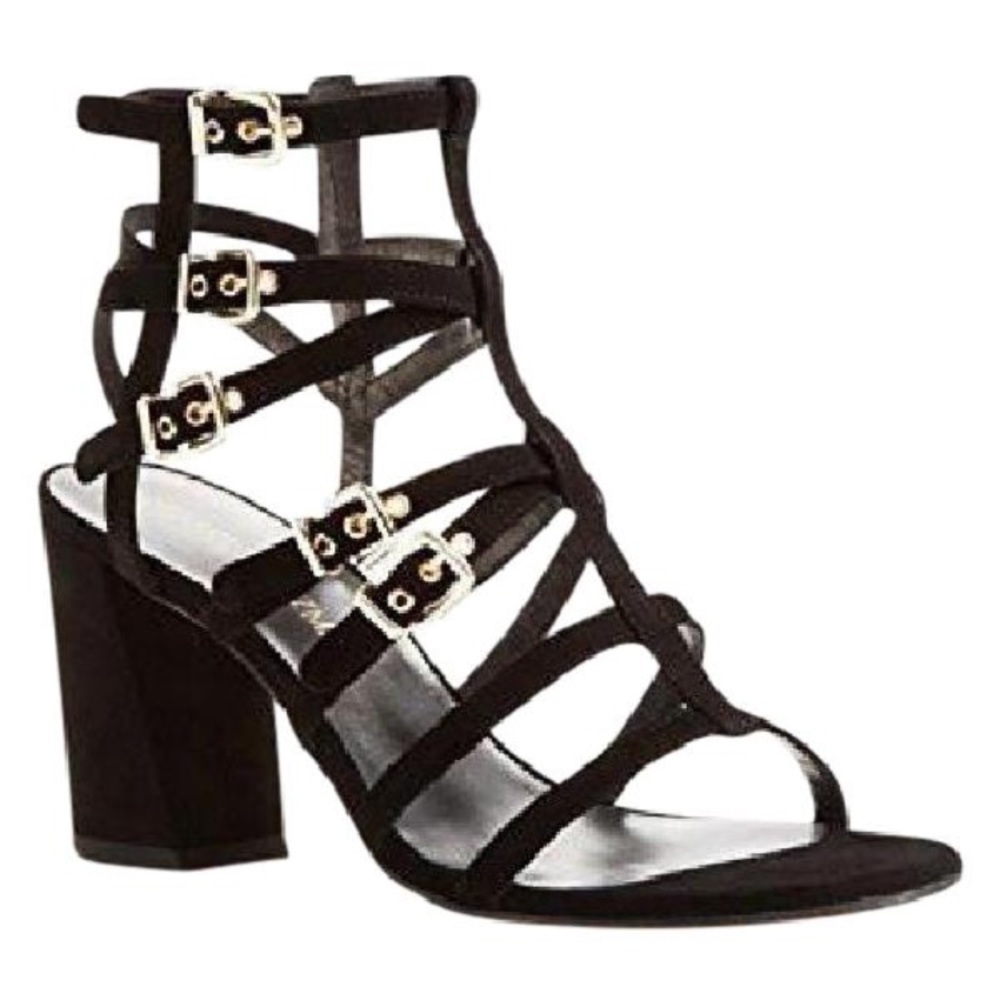 Stuart Weitzman Pass the buck suede sandals