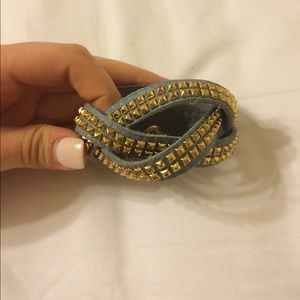 Gold studded bracelet