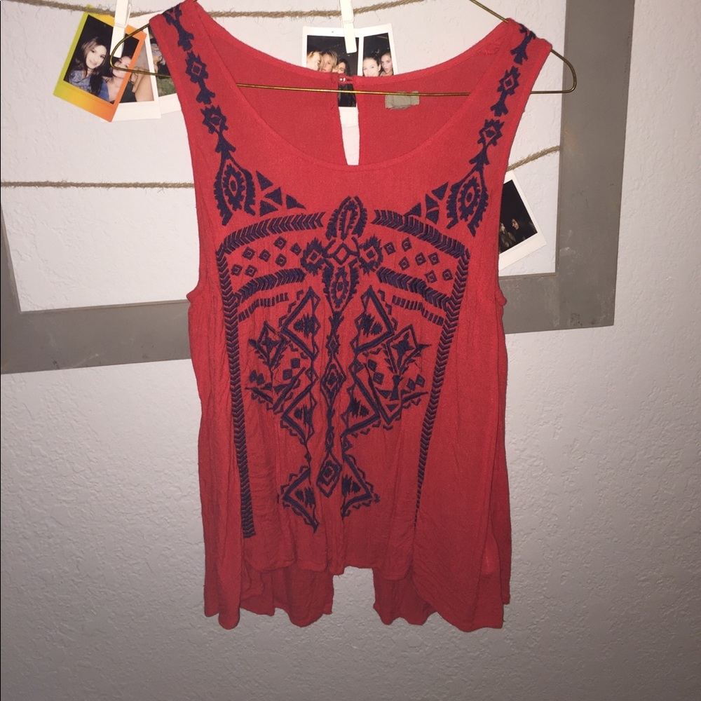 Ecote Embroidered tank