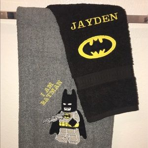 BatMan Bathroom set (personalized)