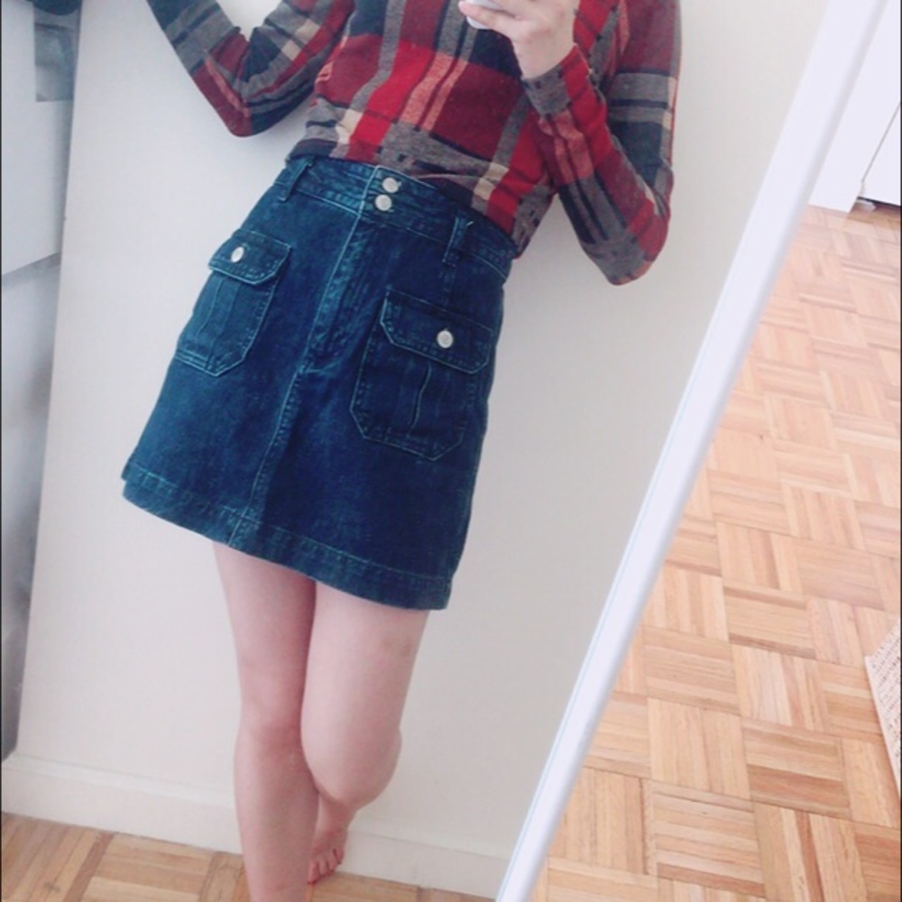 Topshop Denim Skirt