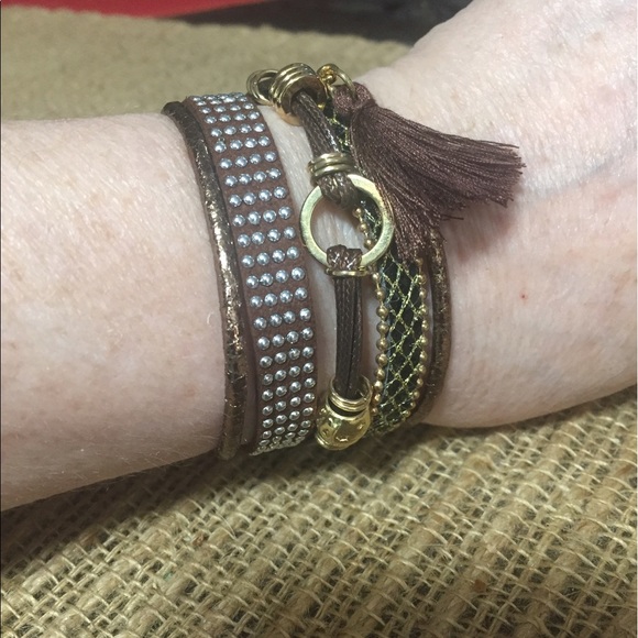 BoHo Brown Bracelet - Picture 2 of 4