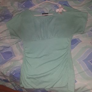 shirt with white bow