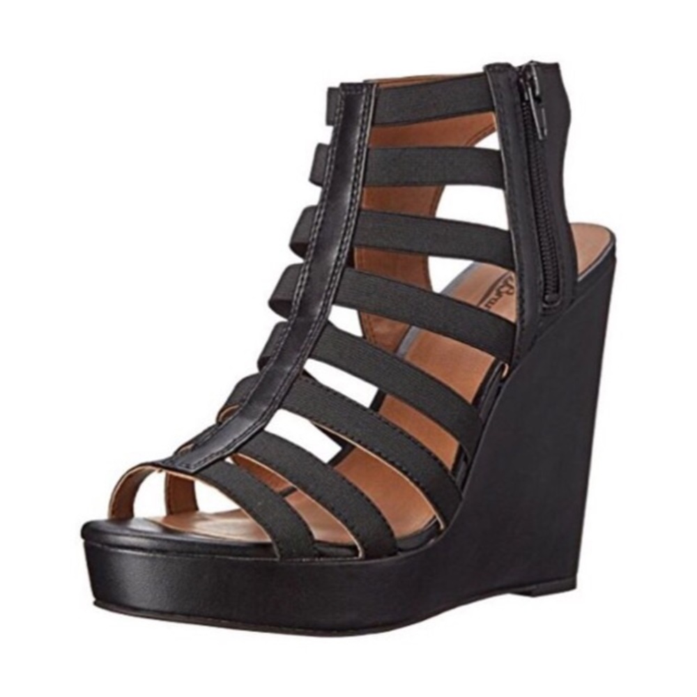 Lucky brand Riona Strappy wedges  8.5