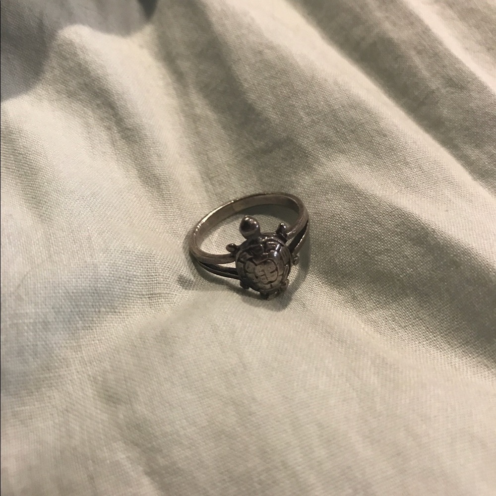 Sterling Silver Turtle Ring