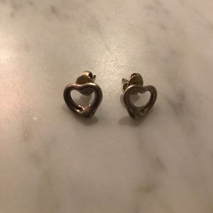 Tiffany Elsa Peretti open heart earrings