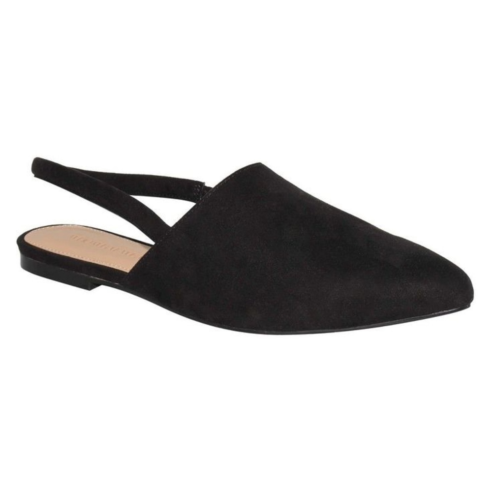 Who What Wear Kat Microsuade Slingback Flats 7.5