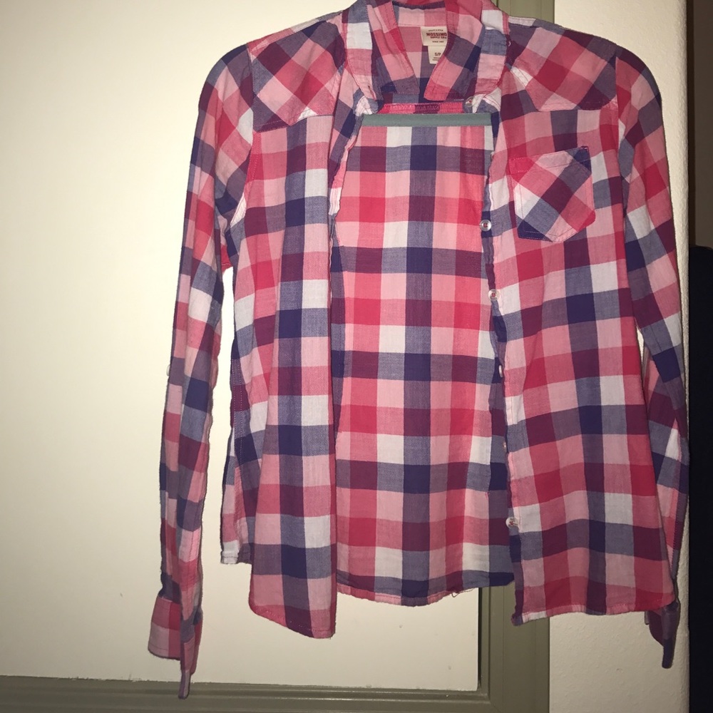 Plaid flannel shirt