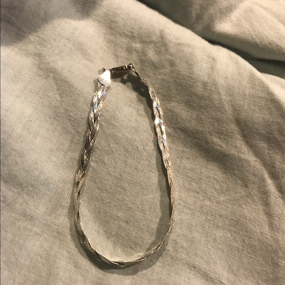 Sterling Silver braided bracelet