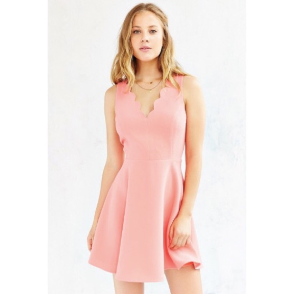 Scalloped Edge Dress