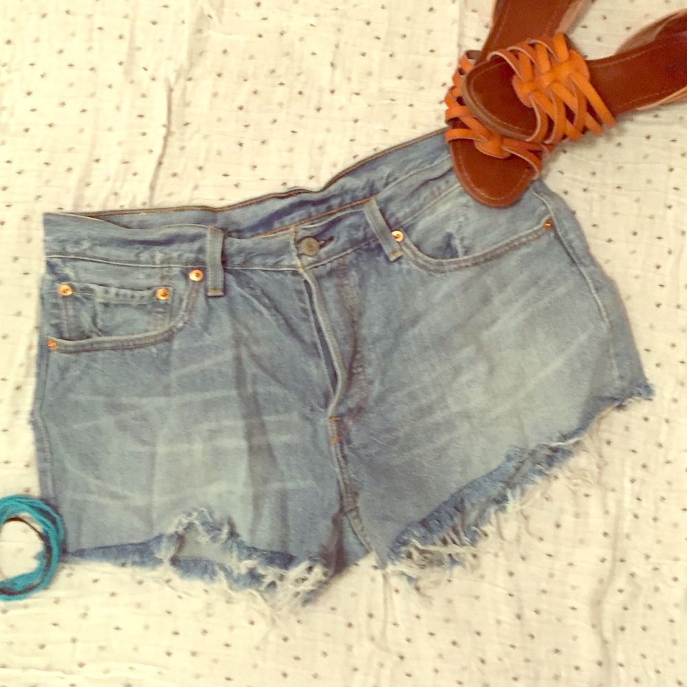 Levi's cutoff denim shorts Size 30