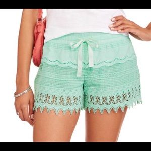 No Boundaries Juniors Lace Crochet Soft Shorts NWT